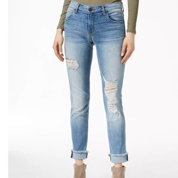 Taylor Tomboy Cuffed Straight Leg Jeans - Picture 3 of 6